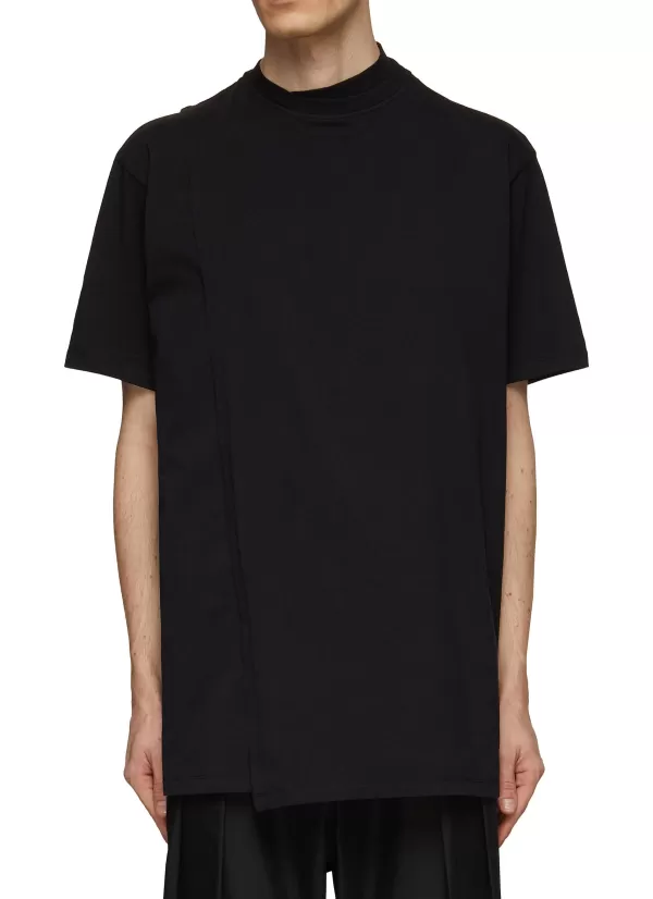 T-Shirts>MORDECAI Double Layer Cotton Jersey T-Shirt