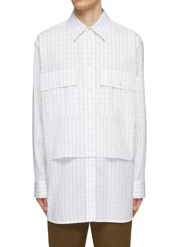 Shirts>BOTTEGA VENETA Double Layered Shirt Jacket