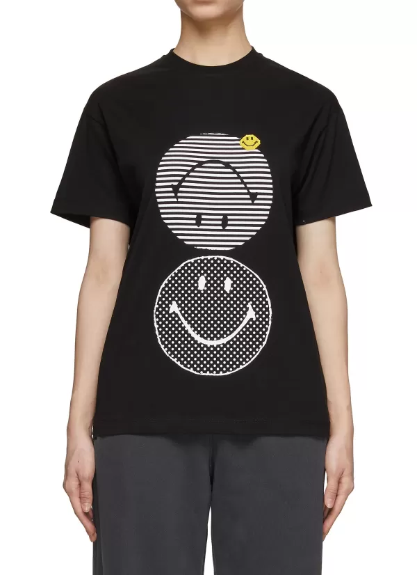 Tops>JOSHUA’S Double Smiley Crewneck T-Shirt