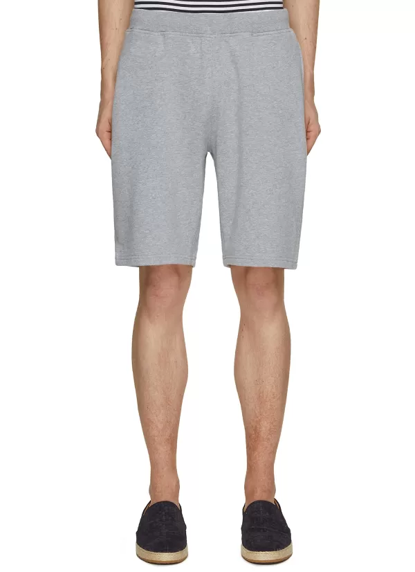 Pants>SUNSPEL Drawstring Loopback Cotton Shorts