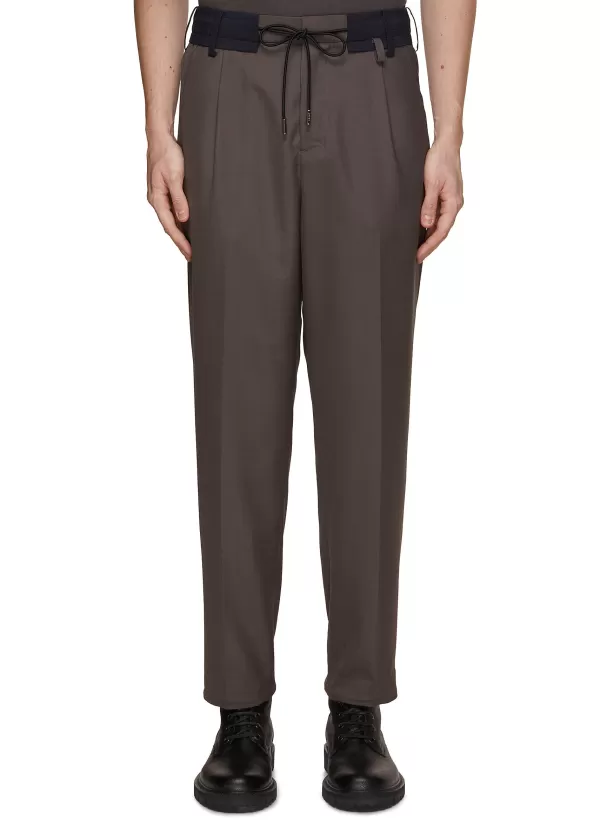 Pants>SACAI Drawstring Suiting Pants