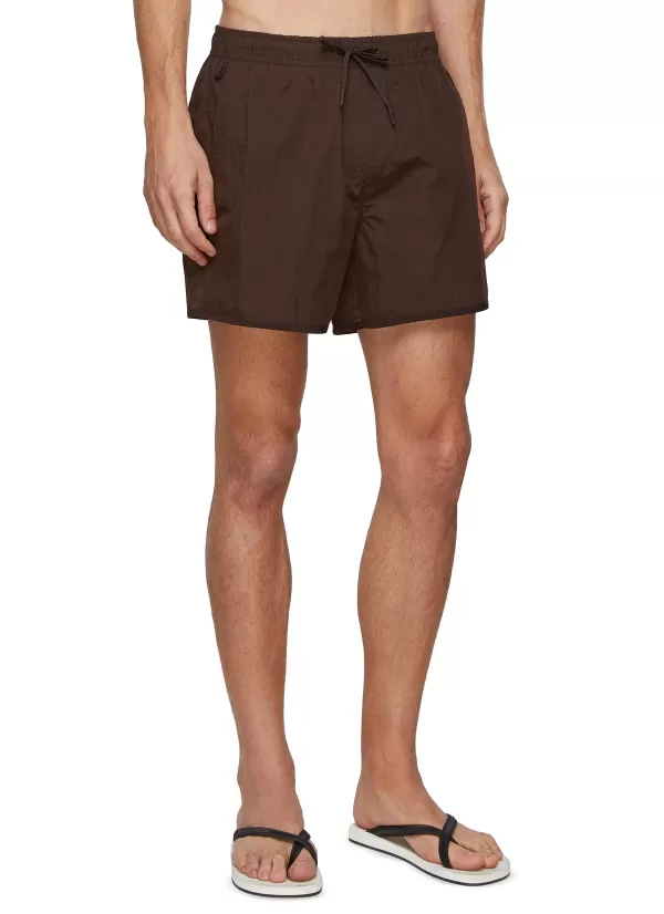 Swimwear>CDLP Drawstring Waist Mesh Lining Twill Weave Swim Trunks