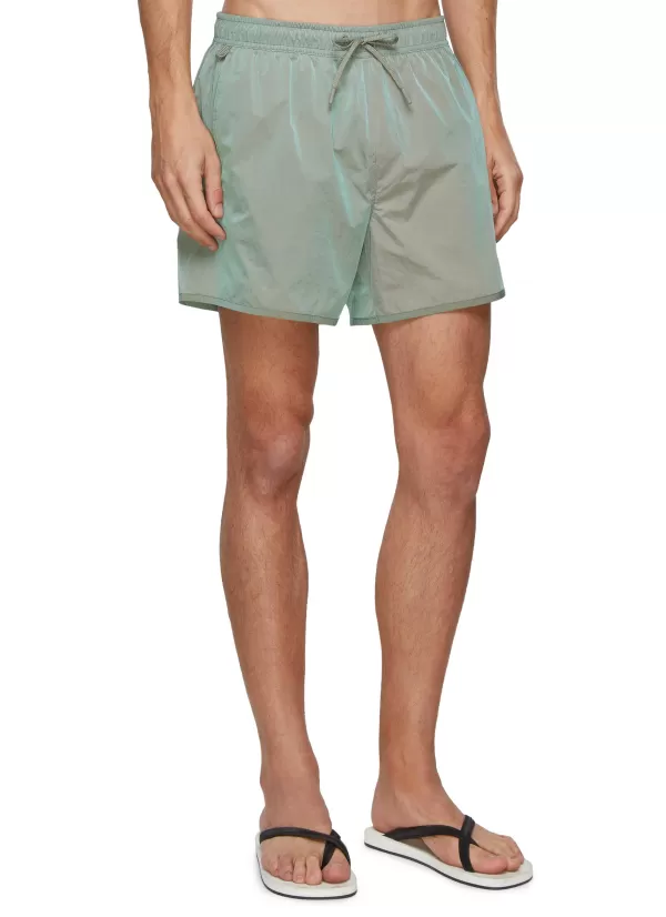 Swimwear>CDLP Drawstring Waist Mesh Lining Twill Weave Swim Trunks