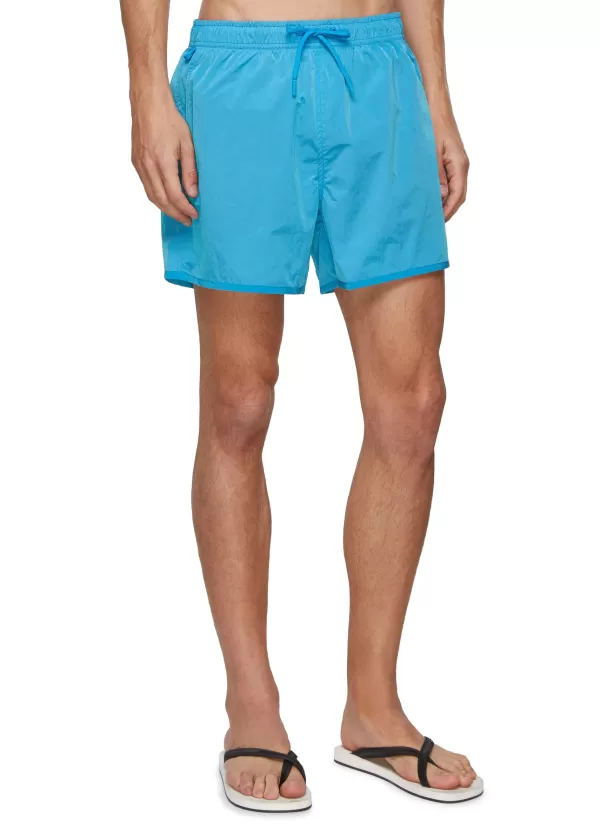 Swimwear>CDLP Drawstring Waist Mesh Lining Twill Weave Swim Trunks