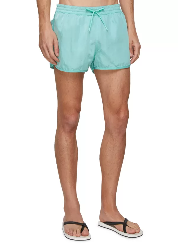 Swimwear>CDLP Drawstring Waist Mesh Lining Twill Weave Swim Trunks