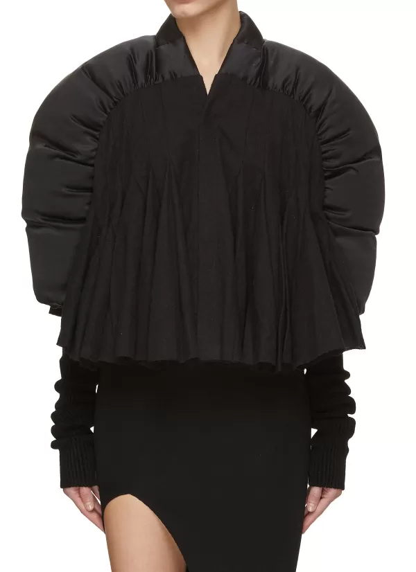 Jackets>RICK OWENS Duvetessa Round Shoulder Jacket