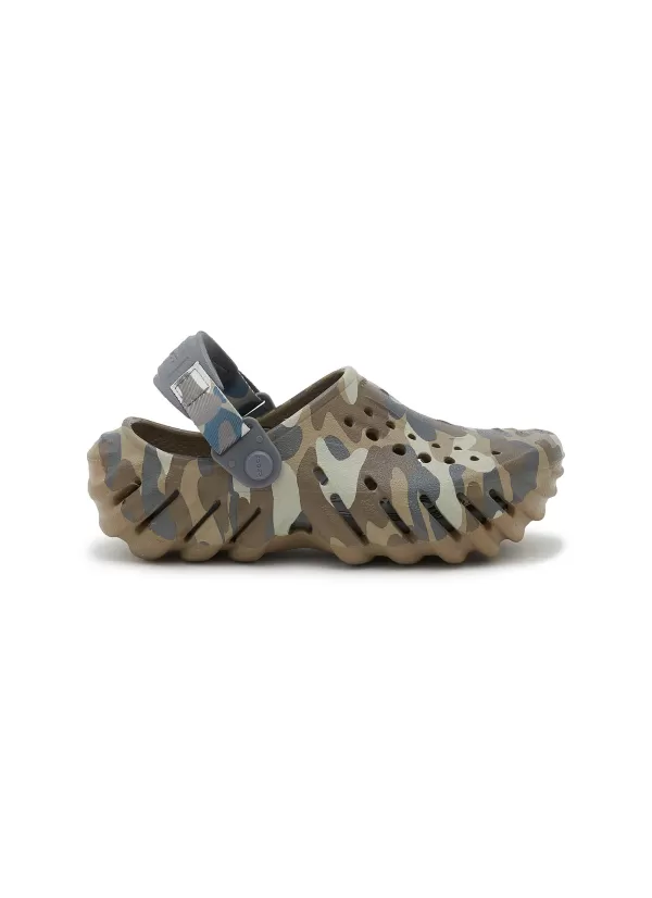 Shoes>CROCS KIDS Echo Clog Kids Camouflage Print Sandals