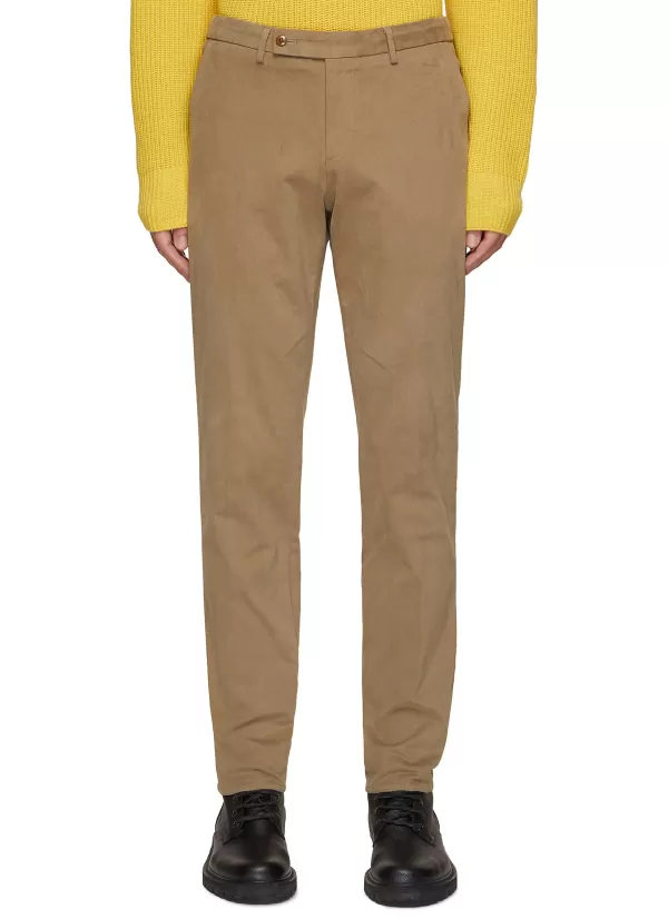 Pants>TOMORROWLAND Elastic Back Pressed Crease Chino Pants