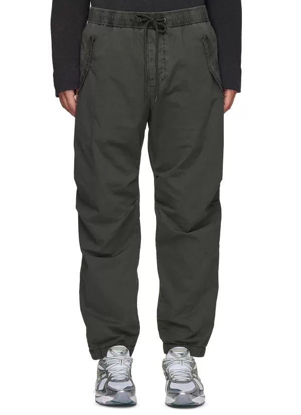 Pants>JAMES PERSE Elasticated Waistband Drawstring Flight Pants