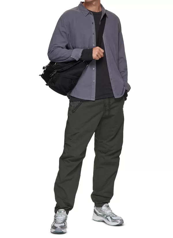 Pants>JAMES PERSE Elasticated Waistband Drawstring Flight Pants