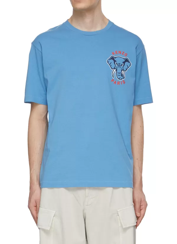 T-Shirts>KENZO Elephant Logo T-Shirt