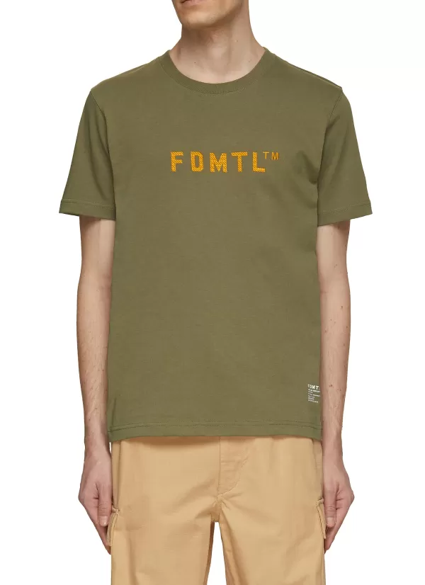 T-Shirts>FDMTL Embroidered Logo T-Shirt