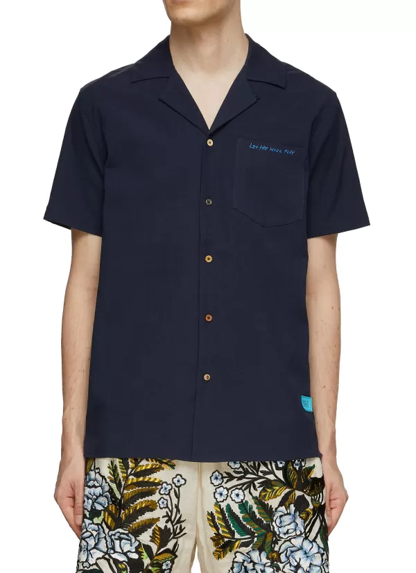 Shirts>SCOTCH & SODA Embroidered Shirt