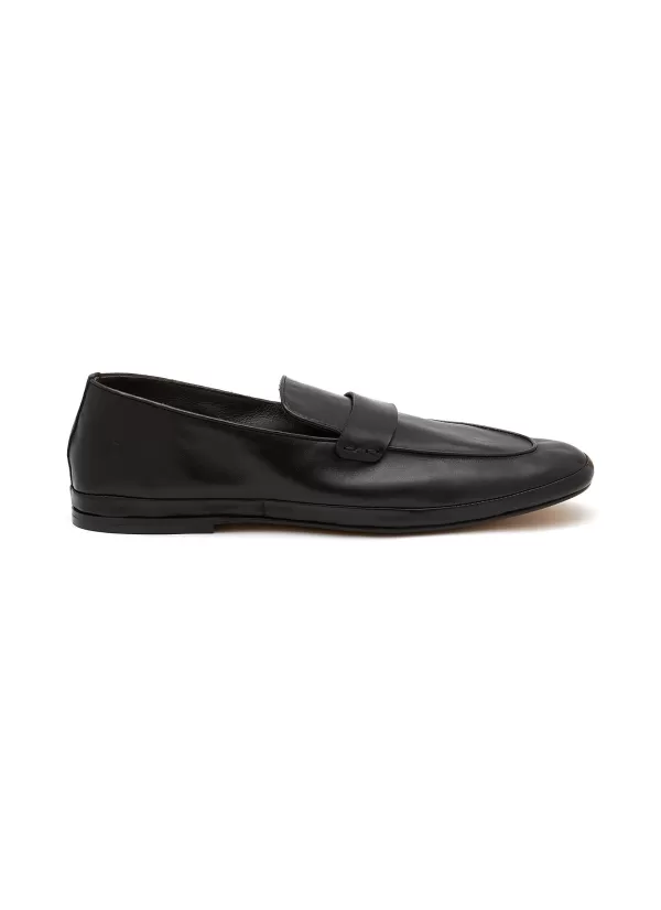 Flats>HENDERSON Ernest Nappa Leather Loafers