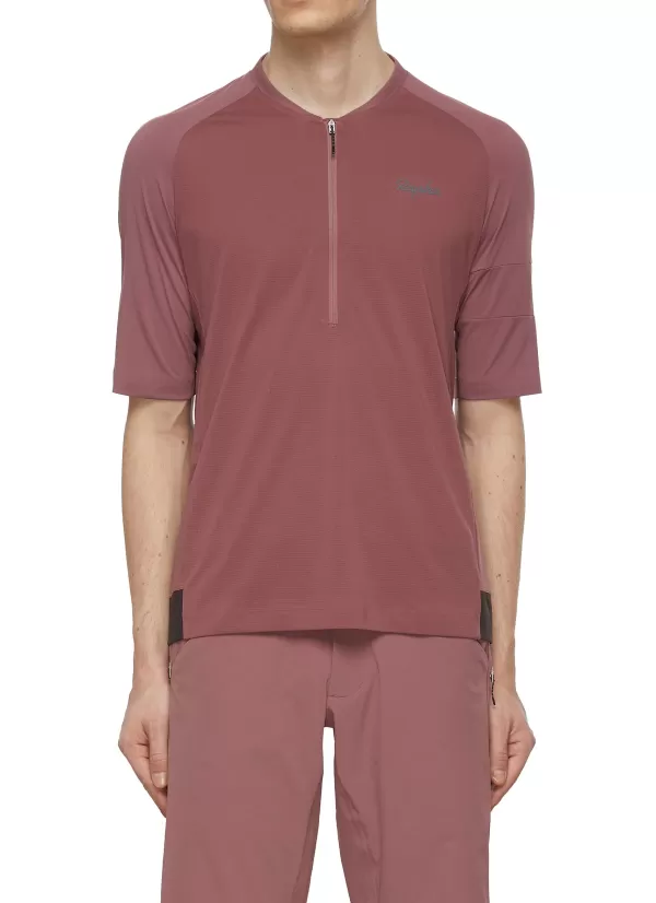 T-Shirts>RAPHA Explore Zip Neck T-Shirt