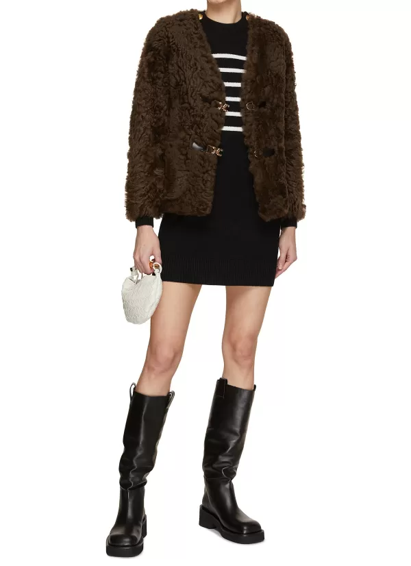 Jackets>MO&CO. Faux Fur Jacket