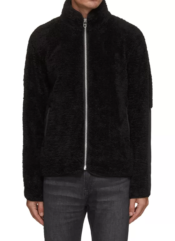 Jackets>RAG & BONE Felix Fleece Zipped Jacket