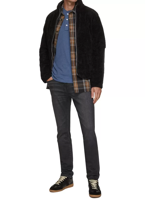 Jackets>RAG & BONE Felix Fleece Zipped Jacket