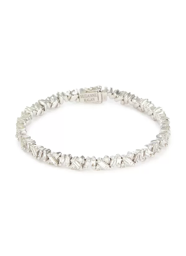 Fine Jewellery>SUZANNE KALAN Fireworks 18K White Gold Diamond Tennis Bracelet