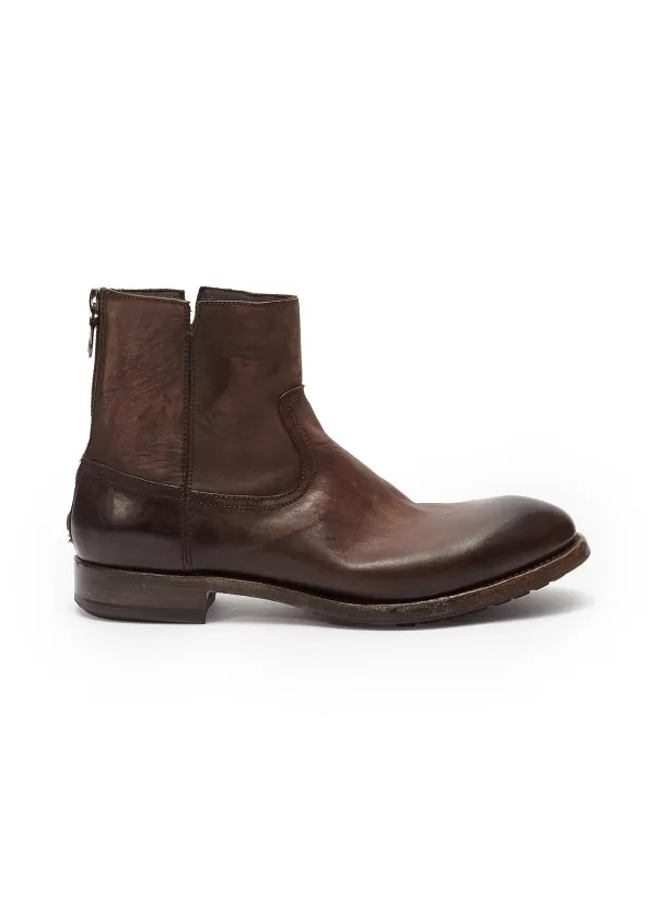 Boots>PROJECTS TWLV Flame' Leather Boots