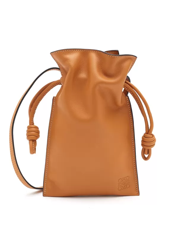 Crossbody>LOEWE Flamenco' Calfskin Leather Pocket Bag