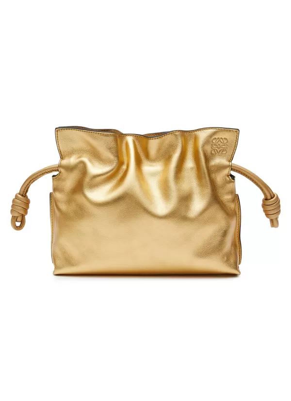 Clutch Bags>LOEWE Flamenco' Nappa Calfskin Leather Mini Chain Clutch