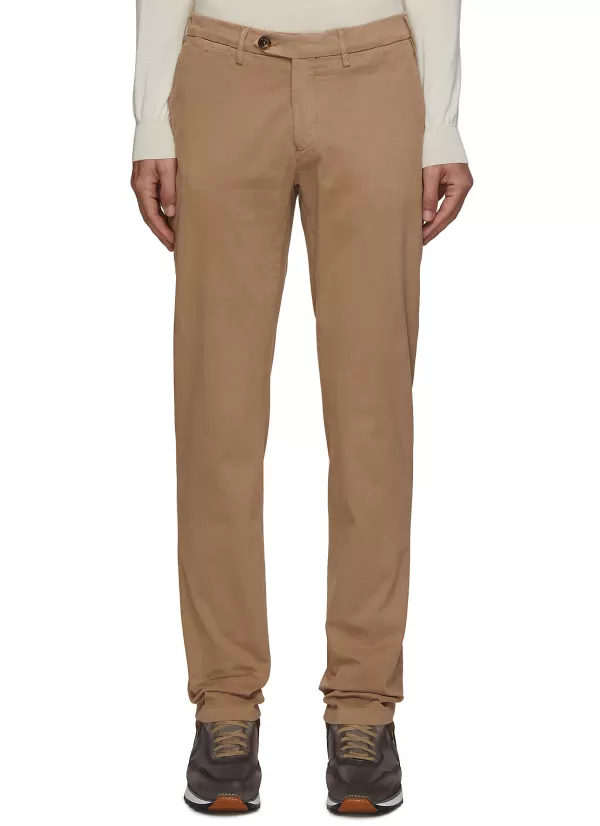 Pants>CANALI Flat Front Straight Leg Pants