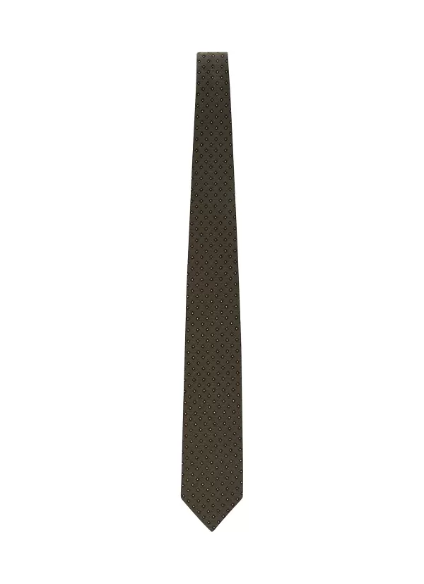 Ties>STEFANOBIGI MILANO Floral Herringbone Silk Tie