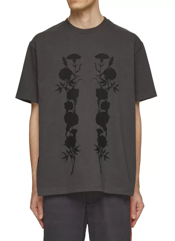 T-Shirts>SONG FOR THE MUTE Foliage Relaxed Fit Crewneck T-Shirt