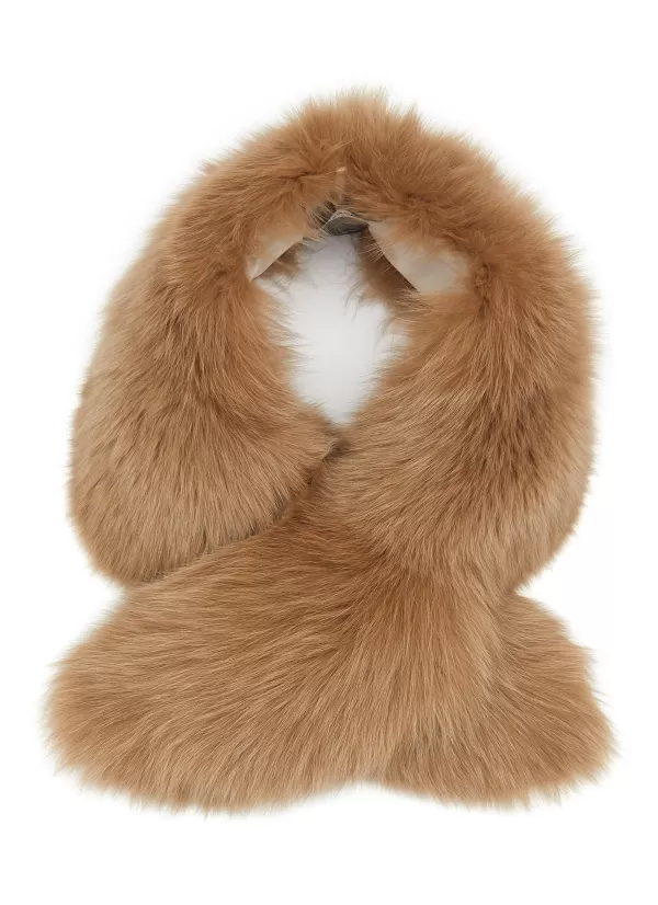 Scarves & Wraps>YVES SALOMON Fox Fur Collar