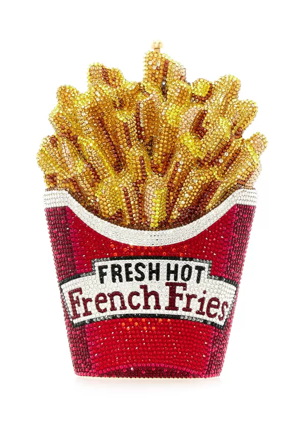 Clutch Bags>JUDITH LEIBER French Fries Fresh And Hot Clutch Bag