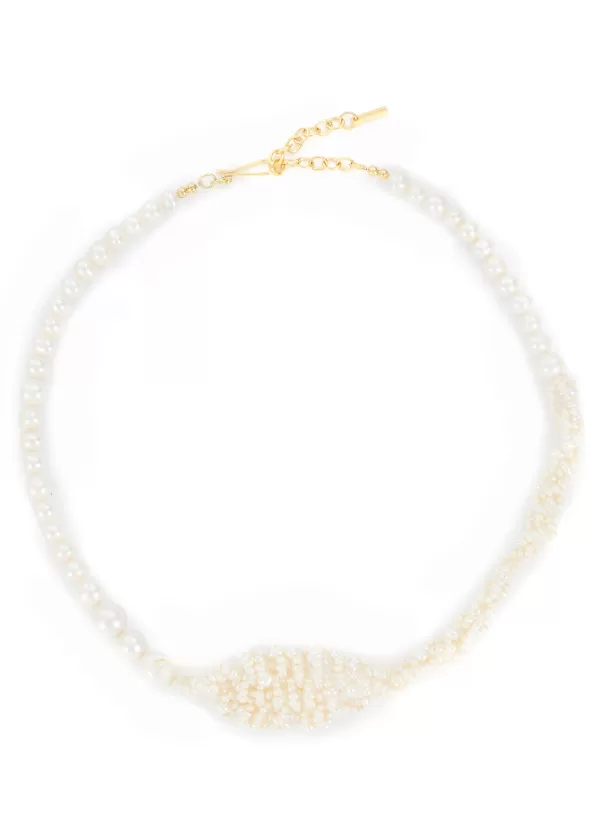 Fashion Jewellery>COMPLETEDWORKS Freshwater Pearl 18Ct Gold Plated Vermeil Necklace