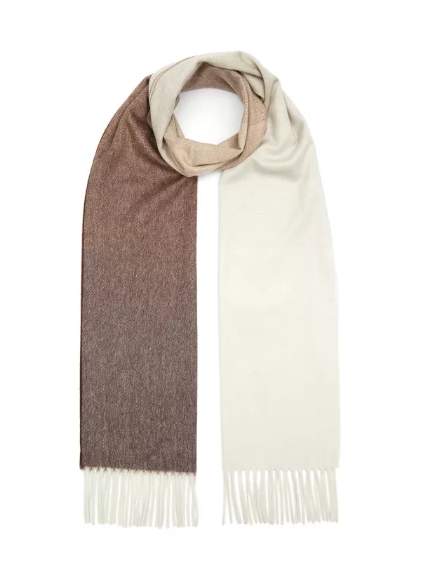 Scarves>COLOMBO Fringed Cashmere Scarf