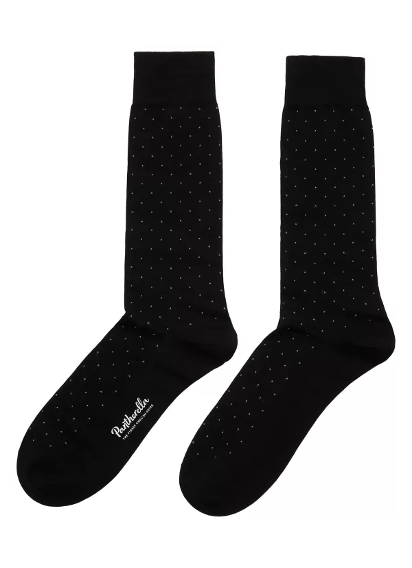 Socks>PANTHERELLA Gadsbury Pindot Motif Cotton Blend Anklet Socks