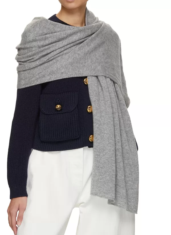 Scarves & Wraps>JOHNSTONS OF ELGIN Gauzy Cashmere Stole