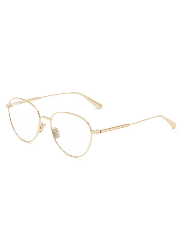 Eyewear>DIOR Gemo Ru Metal Round Optical Glasses