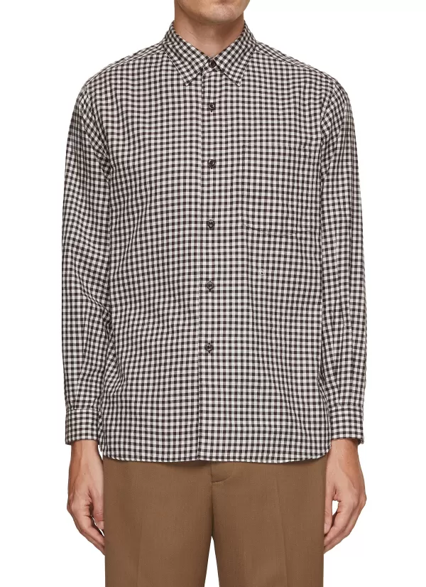 Shirts>NANAMICA Gingham Wind Shirt