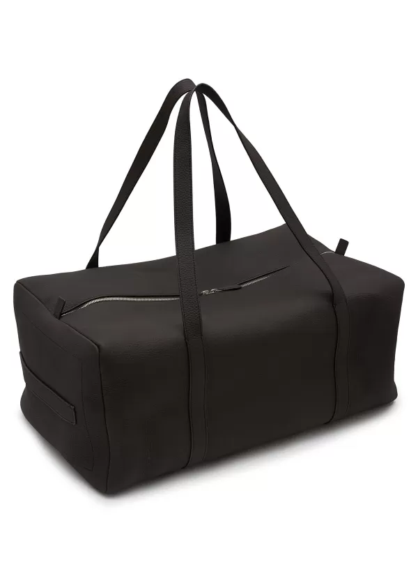 Tote Bags>THE ROW Gio Weekender Leather Bag