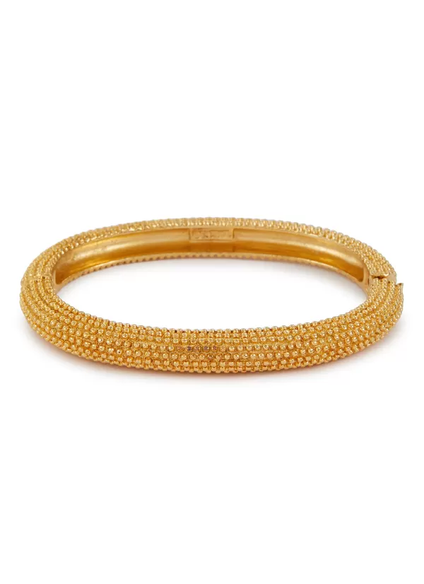 Vintage Accessories>* Gold Toned Clamper Bracelet