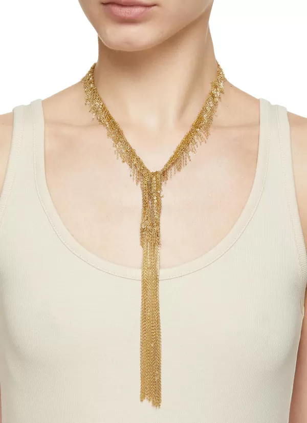 Fashion Jewellery>MARIE LAURE CHAMOREL Gold Toned Metal Necklace