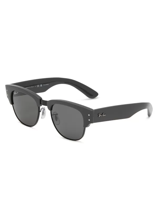 Eyewear>RAY BAN Grey Lens Acetate Square Sunglasses