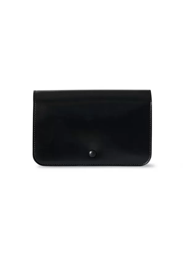 Clutch Bags>THE ROW Gusset Leather Clutch