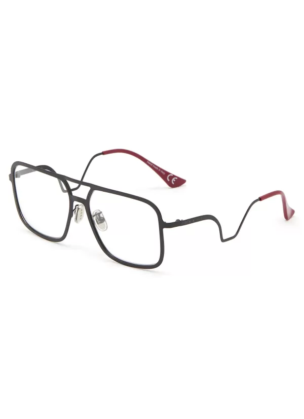 Eyewear>MARNI Ha Long Bay Metal Sqaure Optical Glasses