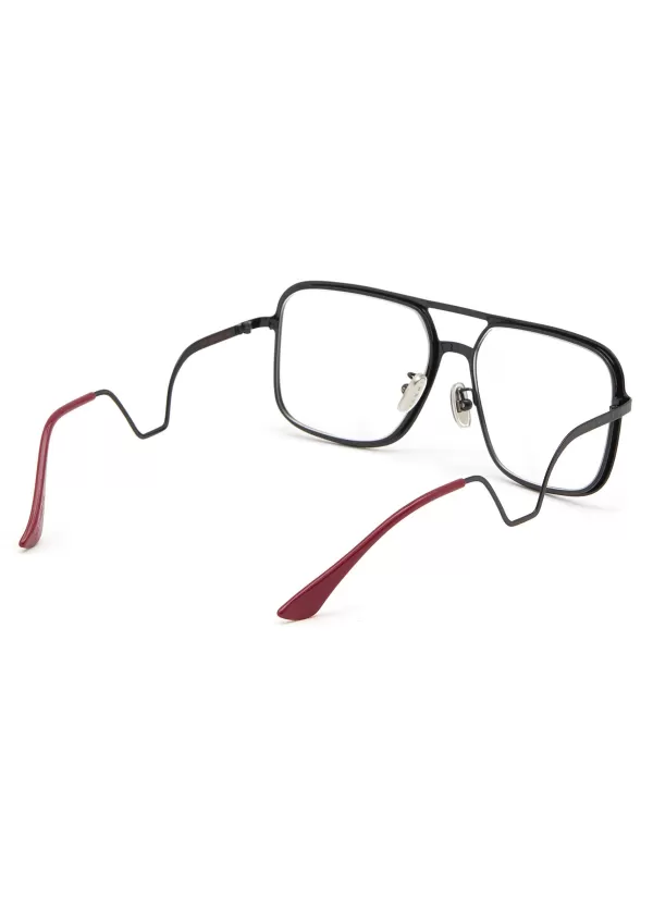 Eyewear>MARNI Ha Long Bay Metal Sqaure Optical Glasses