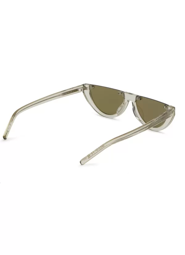 Eyewear>SAINT LAURENT Half Frame Acetate Sunglasses