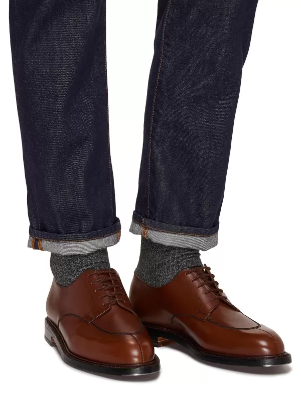 Flats>J.M. WESTON Half Hunt Derby Shoes