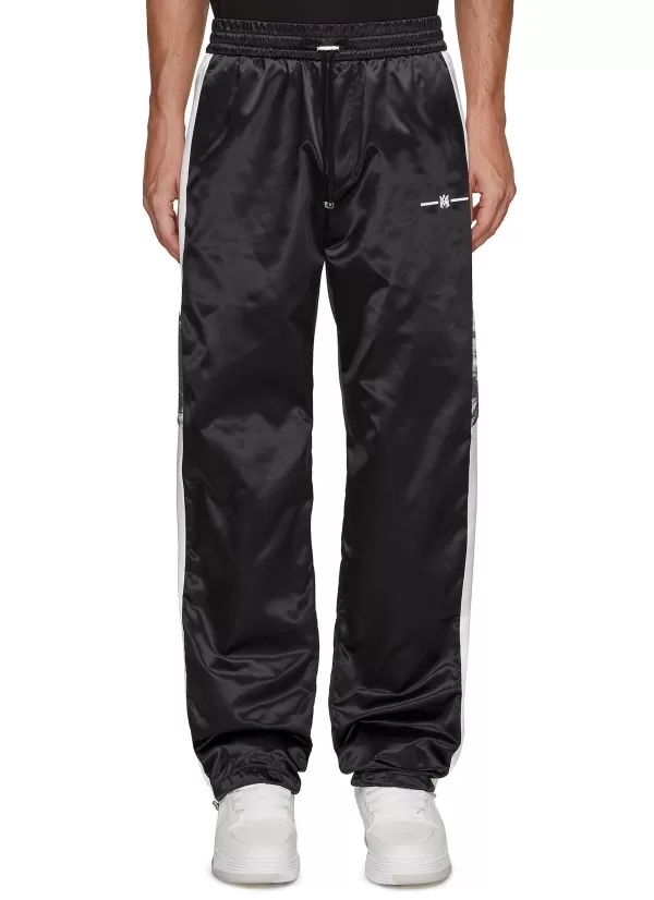 Pants>AMIRI Hawaiian Print Side Stripe Track Pants