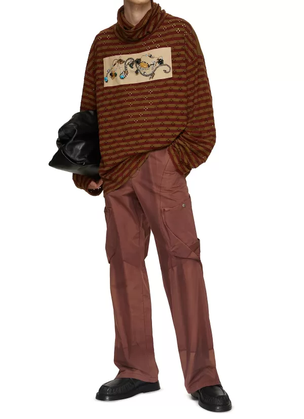 T-Shirts>DRIES VAN NOTEN Hes Cotton Turtleneck Top