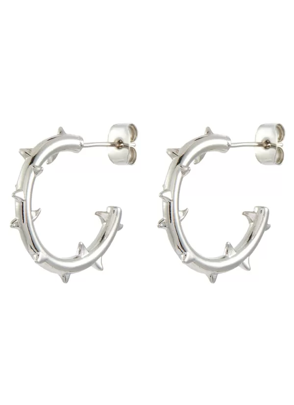 Fashion Jewellery>JUSTINE CLENQUET Hirschy Palladium Plated Earrings