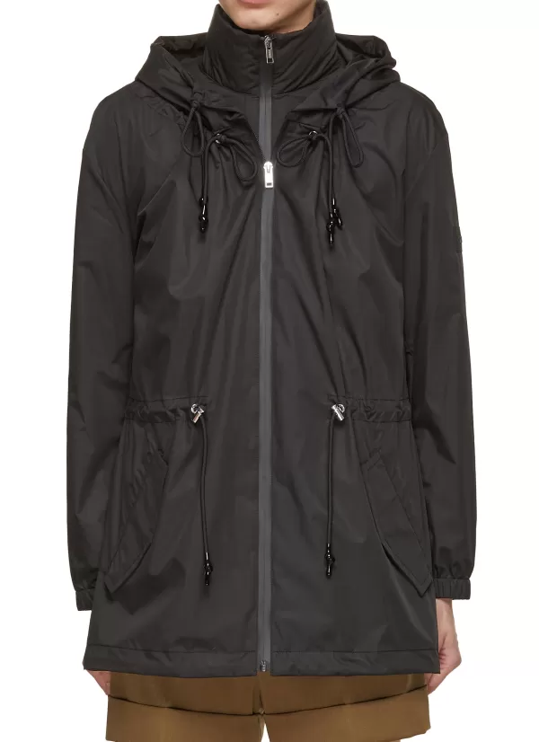 Coats>YVES SALOMON ARMY Hooded Detachable Coat